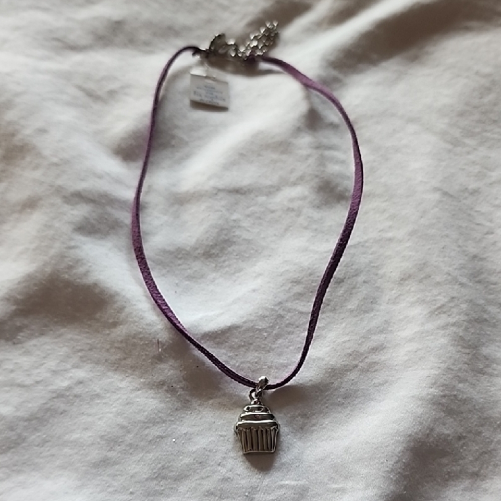 Purple Pendant Necklace